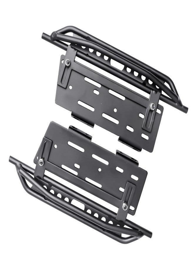 FriHobby 1/10 RC Crawler Rock Sliders Left Right Metal RC Pedals Side Board Steps Plate Running Boards Foot-Plate for 1/10 Axial SCX10 SCX10 II 90046 Redcat Gen 7 Body Shell Accessories - Image 3